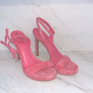 Sam Edelman jade pink high heels sz 9